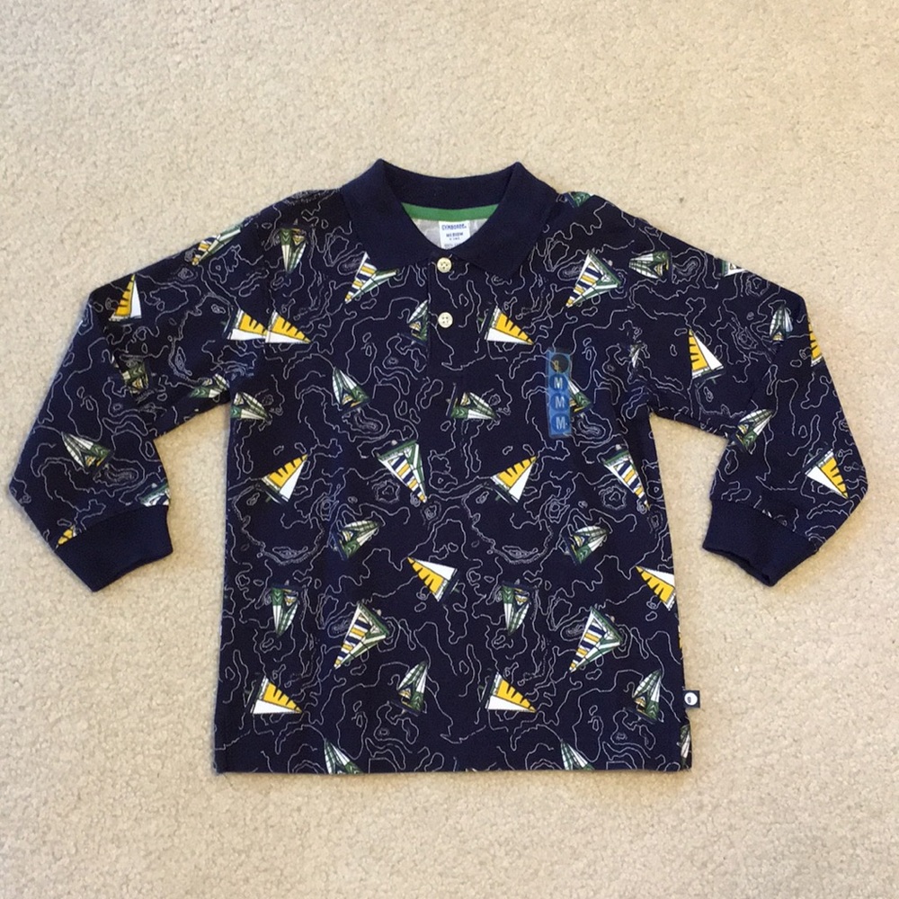 NWT Gymboree polo long sleeve shirt
